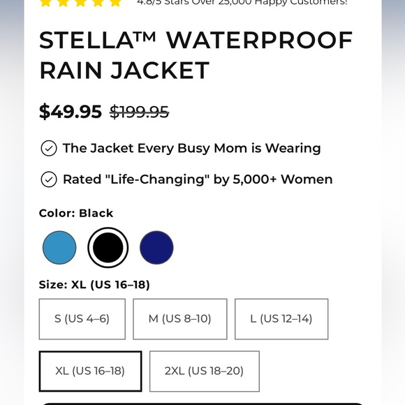 NEW Edith & Mae waterproof jacket - Picture 10 of 12